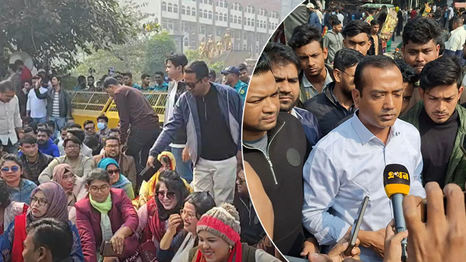 নির্বাচন কমিশন ঘেরাও করল ছাত্রদল